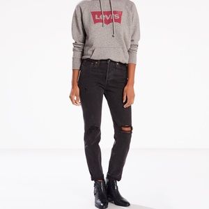 NWT LEVI’S Wedgie Fit Jeans in Washed Black